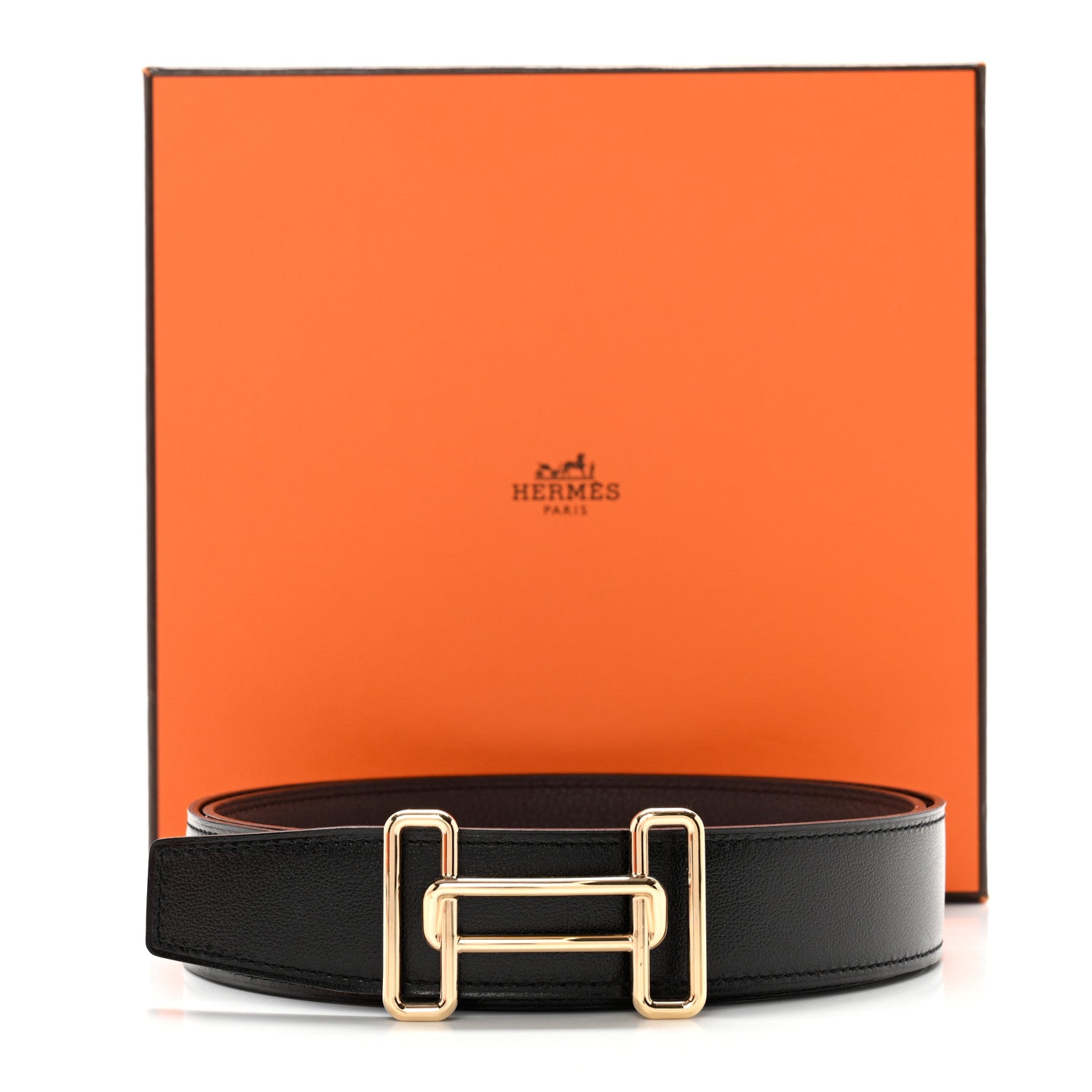 Hermes Box 135 Togo 38mm Royal Belt Black Chocolate 7 of 7