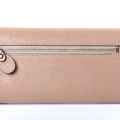 Chloe Goatskin Elsie Long Wallet Gingerbread 13 of 14