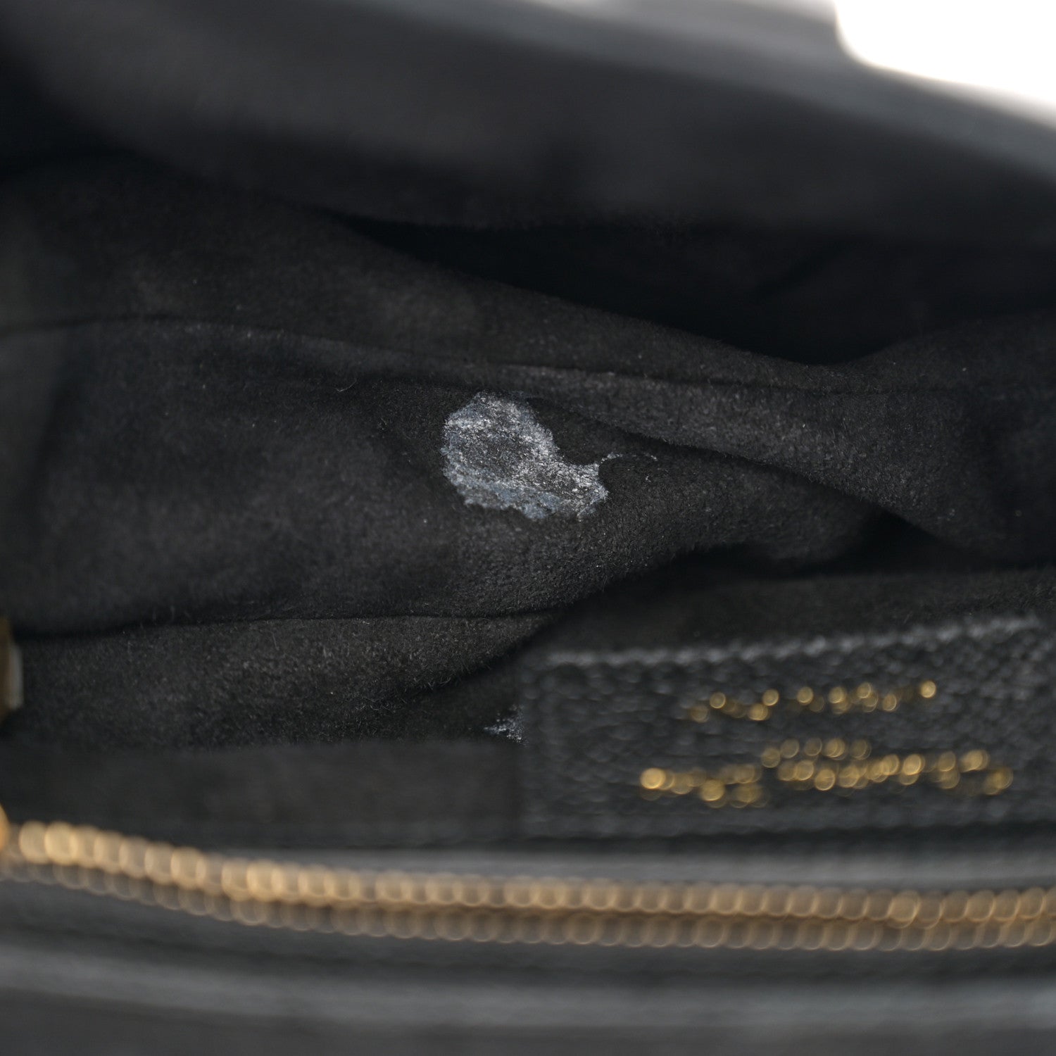 Christian Dior Grained Calfskin Saddle Bag Black 8 of 14