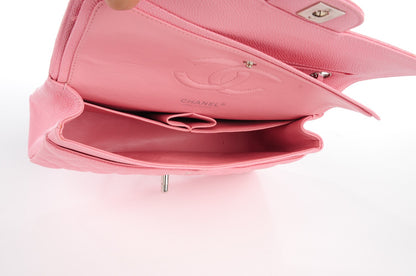 Chanel Caviar Quilted Medium Double Flap Pink 5 of 9