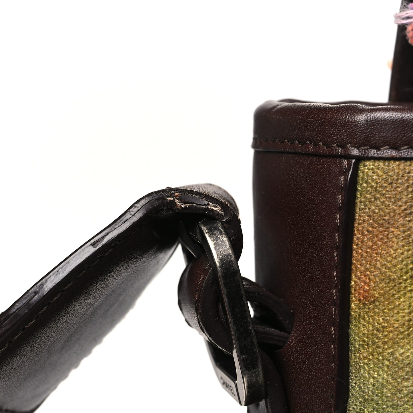 Washed Toile Graffiti On The Pavements Messenger Khaki Multicolor