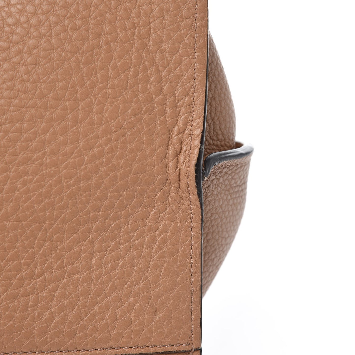 Cellarius Calfskin Large Bamboo Daily Top Handle Bag Camelia