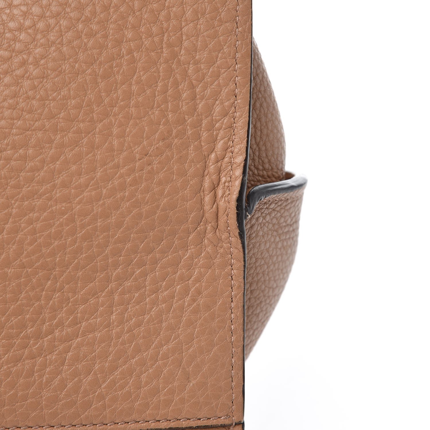 Gucci Cellarius Calfskin Large Bamboo Daily Top Handle Bag Camelia 9 of 10