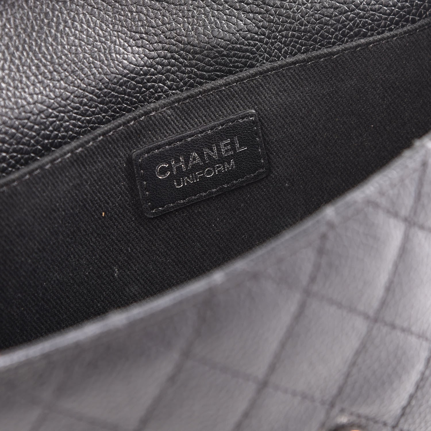 Chanel Grained Calfskin Quilted 2.55 Reissue Flap Belt Bag Clutch Black 9 of 13