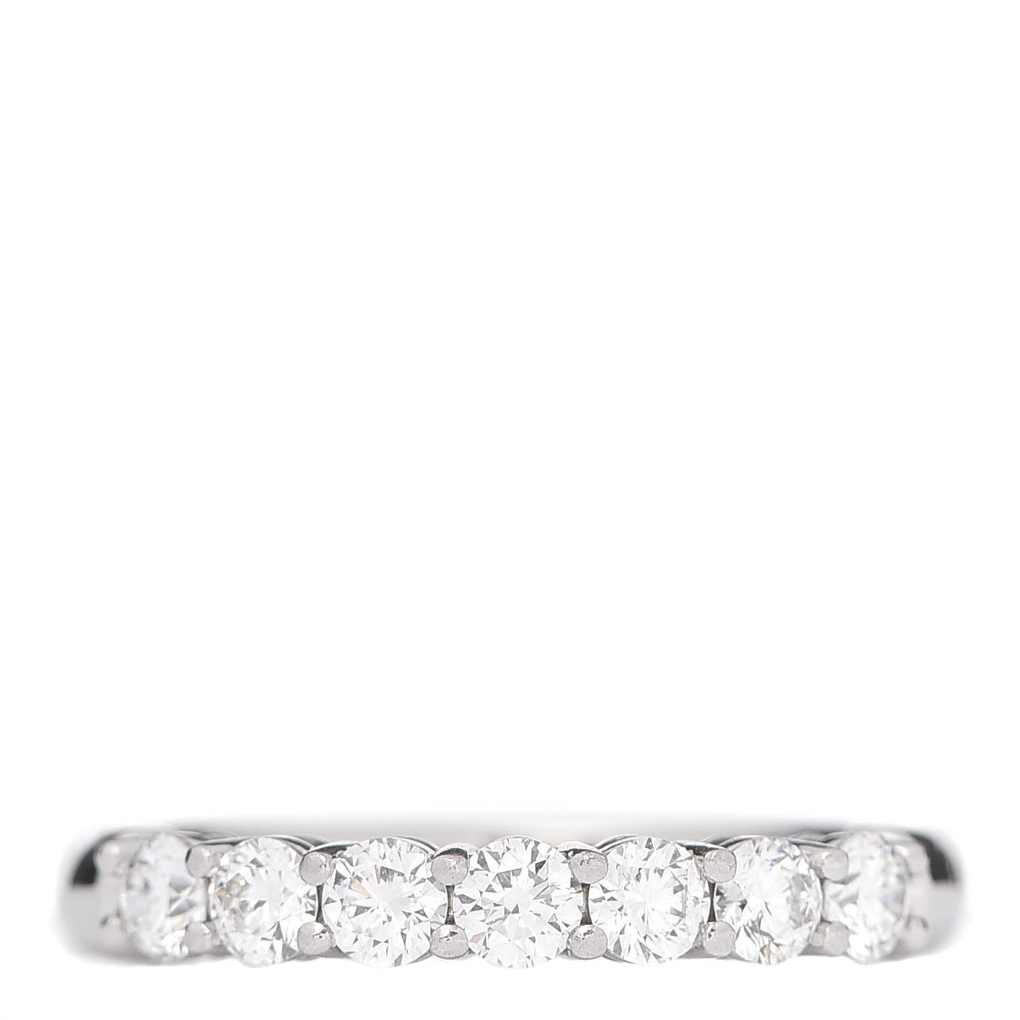 Platinum Diamond 3mm Half Circle Embrace Band Ring 52 6