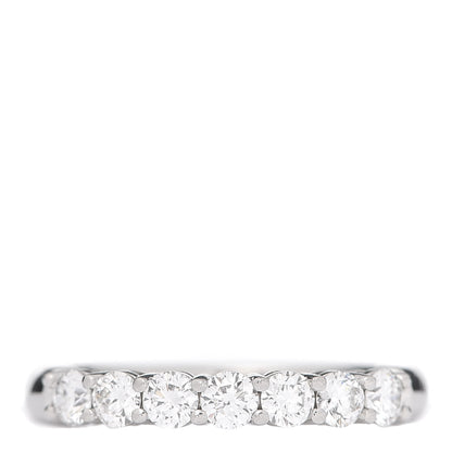 Tiffany Platinum Diamond 3mm Half Circle Embrace Band Ring 52 6 1 of 6