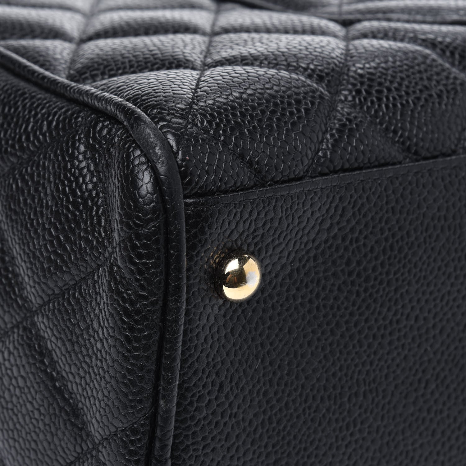 Chanel Caviar Quilted Large Bowler Black 10 of 17