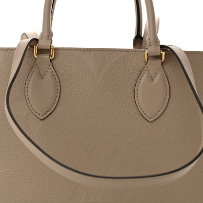 Louis Vuitton Empreinte Monogram Giant Onthego MM  Tourterelle 7 of 10
