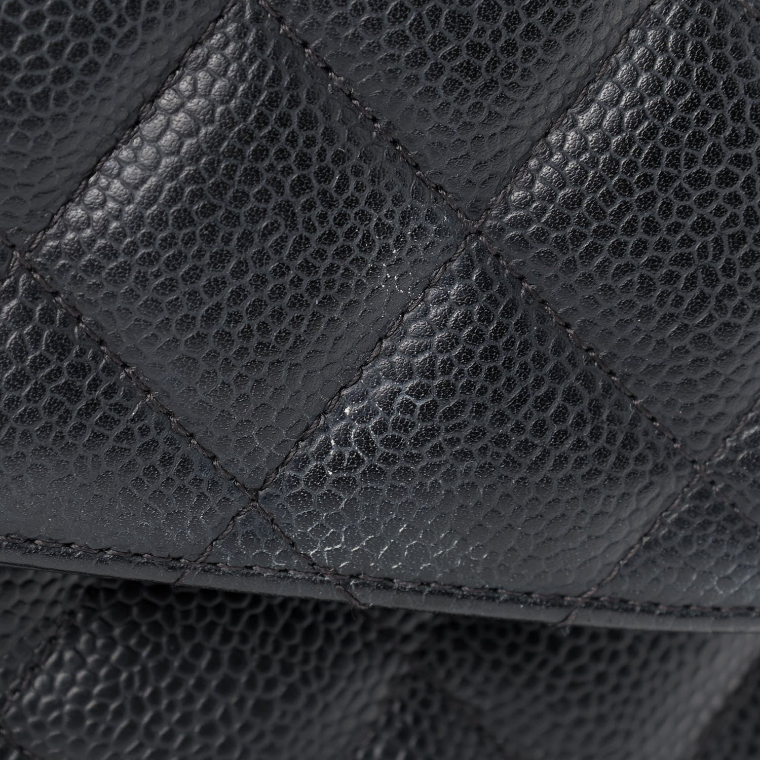 Chanel Caviar Quilted Jumbo Double Flap Black 13 of 14