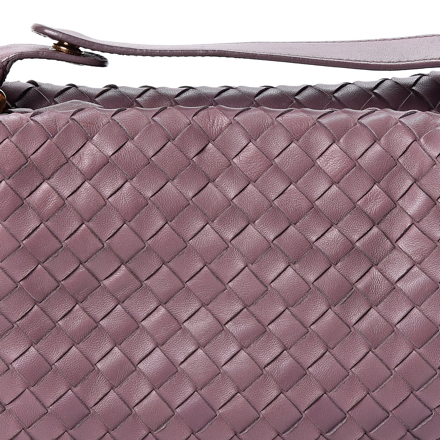 Bottega Veneta Nappa Intrecciato Large Cosmetic Case Lilac 6 of 8