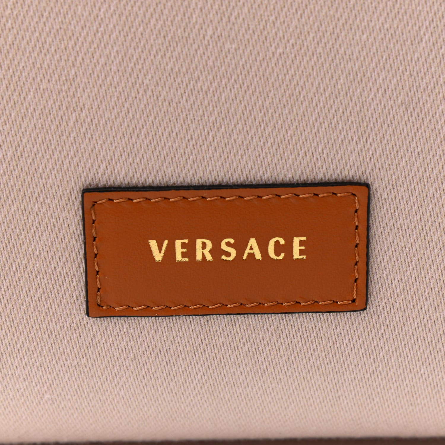 Versace Canvas Calfskin Large Medusa Pop Cabas Tote Beige 8 of 10