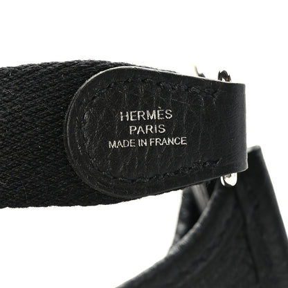 Hermes Taurillon Clemence Evelyne TPM Black 6 of 9