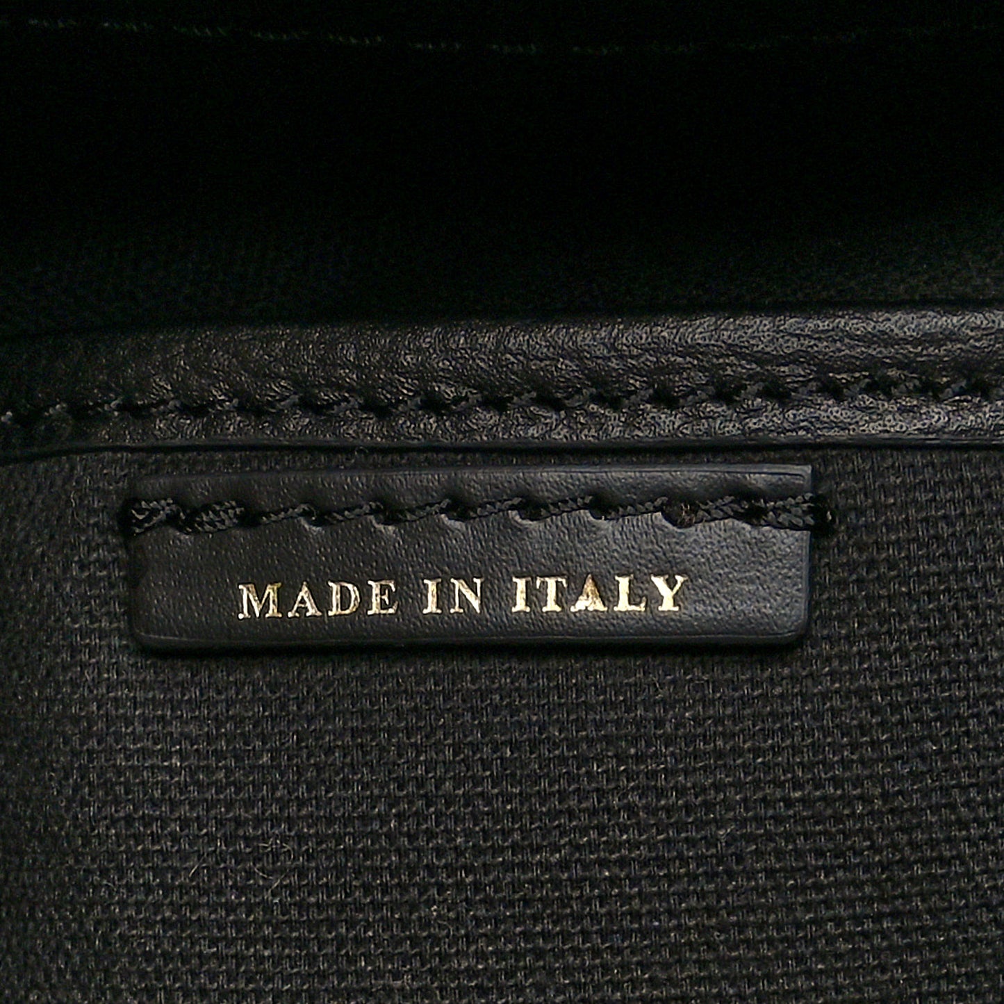 Grainy Calfskin House Check Medium Banner Tote Black
