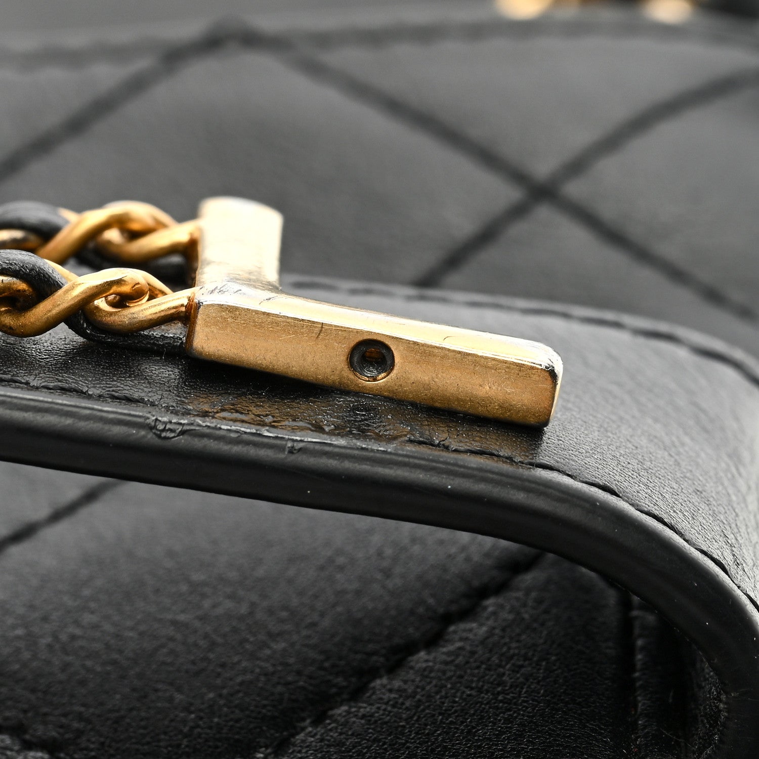 Chanel Calfskin Quilted Enchained Flap Black 10 of 11