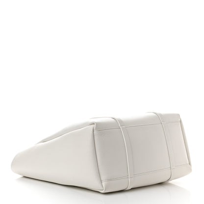 Balenciaga Veau Baltimore Double Sided Small Everyday Tote Optic White Black 5 of 11