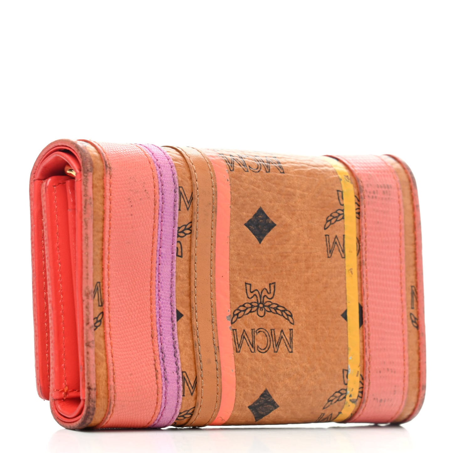 Visetos Striped Trifold Wallet
