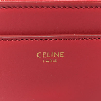 Celine Satinated Calfskin Mini 16 Top Handle Bag Raspberry 6 of 12