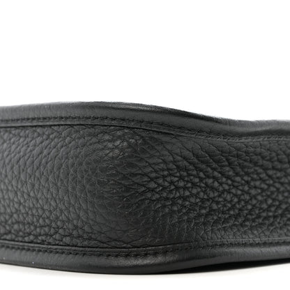 Hermes Taurillon Clemence Evelyne TPM Black 10 of 11