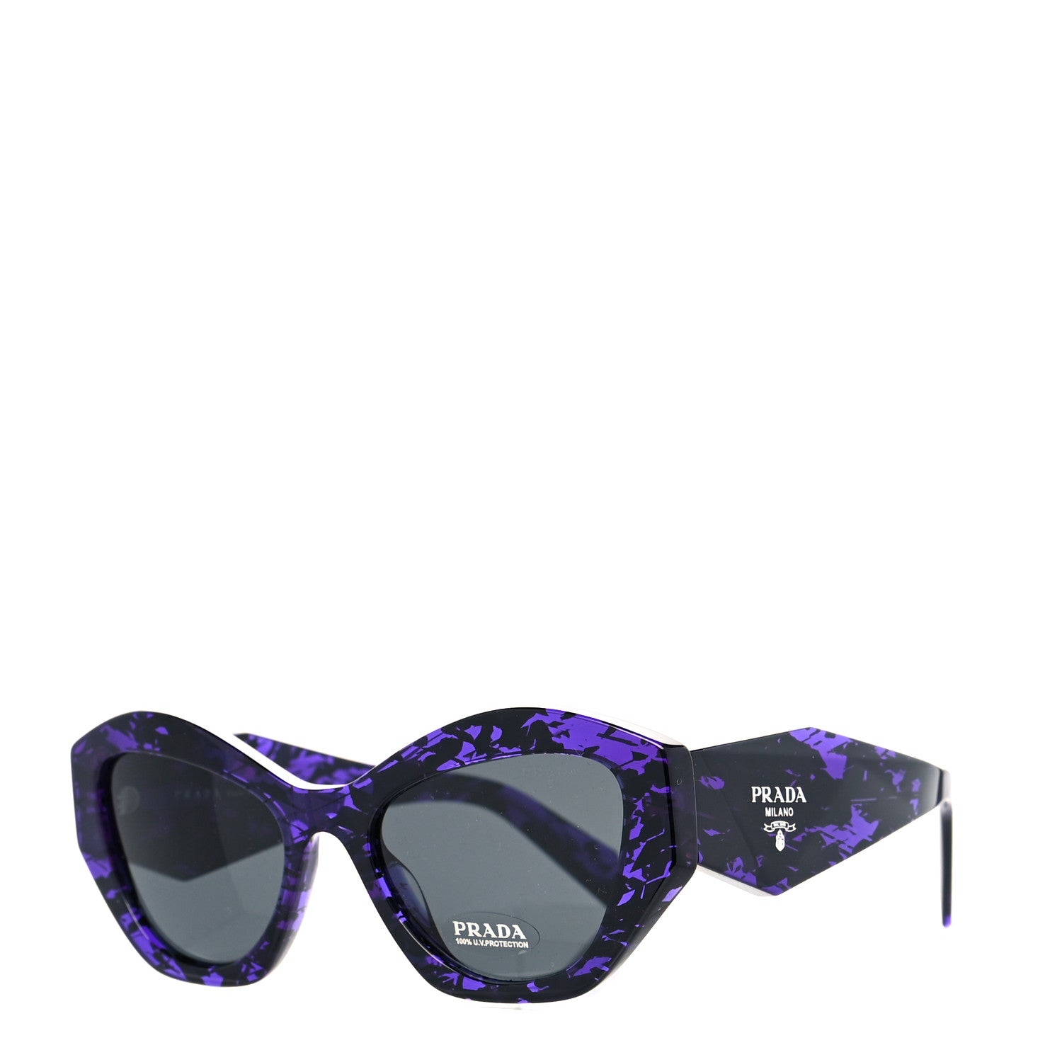 Prada Acetate Symbole Sunglasses SPR 07Y Purple 1 of 7