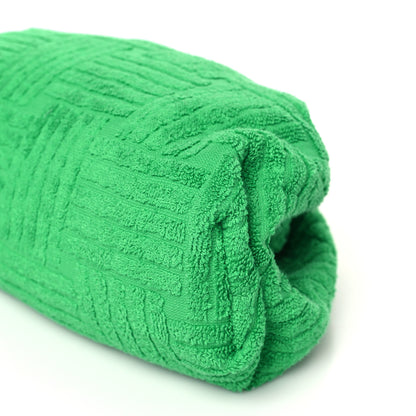 Bottega Veneta Sponge Fabric The Pouch Clutch Grass 9 of 9
