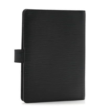 Louis Vuitton Epi Small Ring Agenda Cover Black 3 of 10
