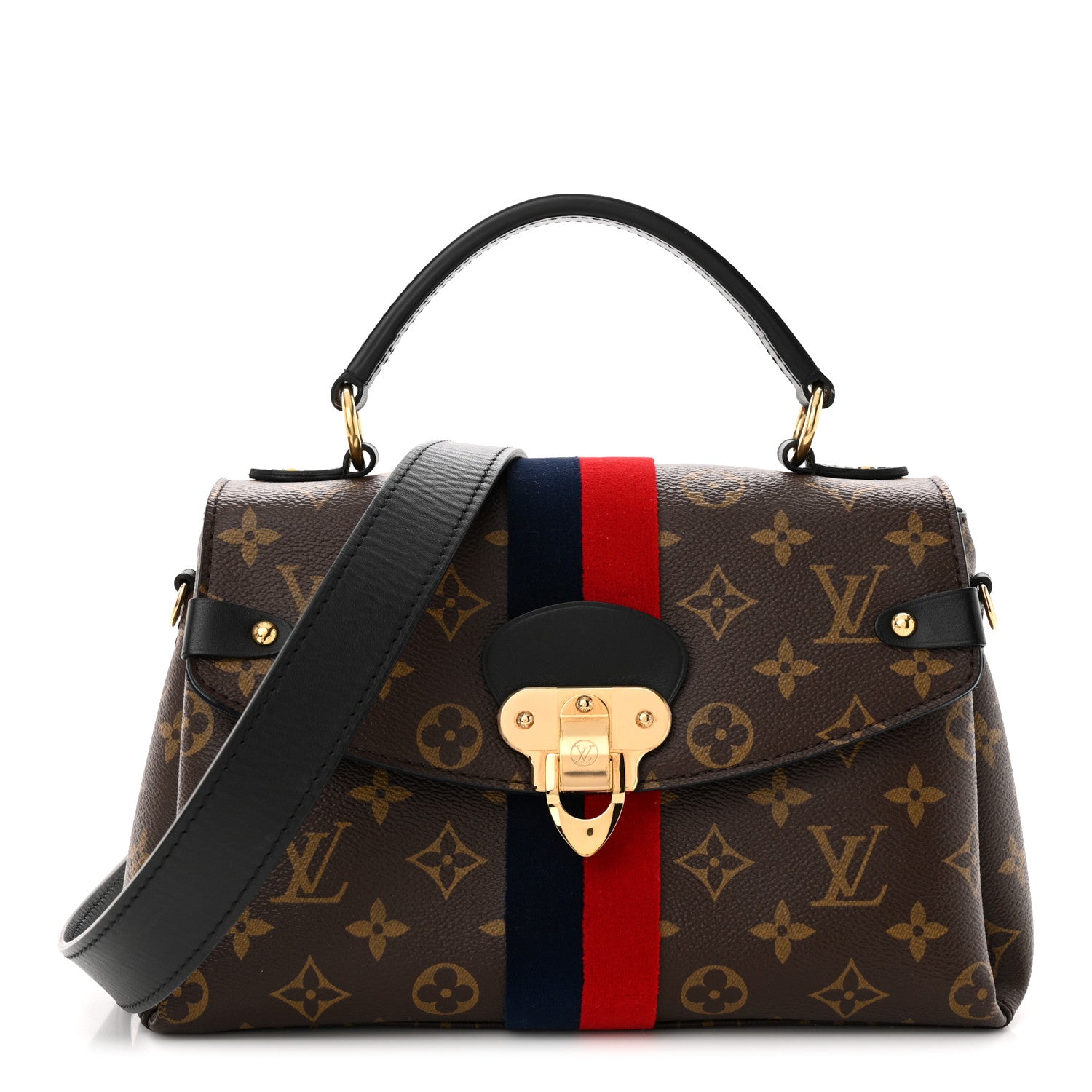 Louis Vuitton Monogram Georges BB Marine Cherry 1 of 12
