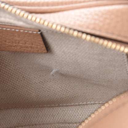Gucci Pebbled Calfskin Small Soho Disco Bag Camelia 8 of 8