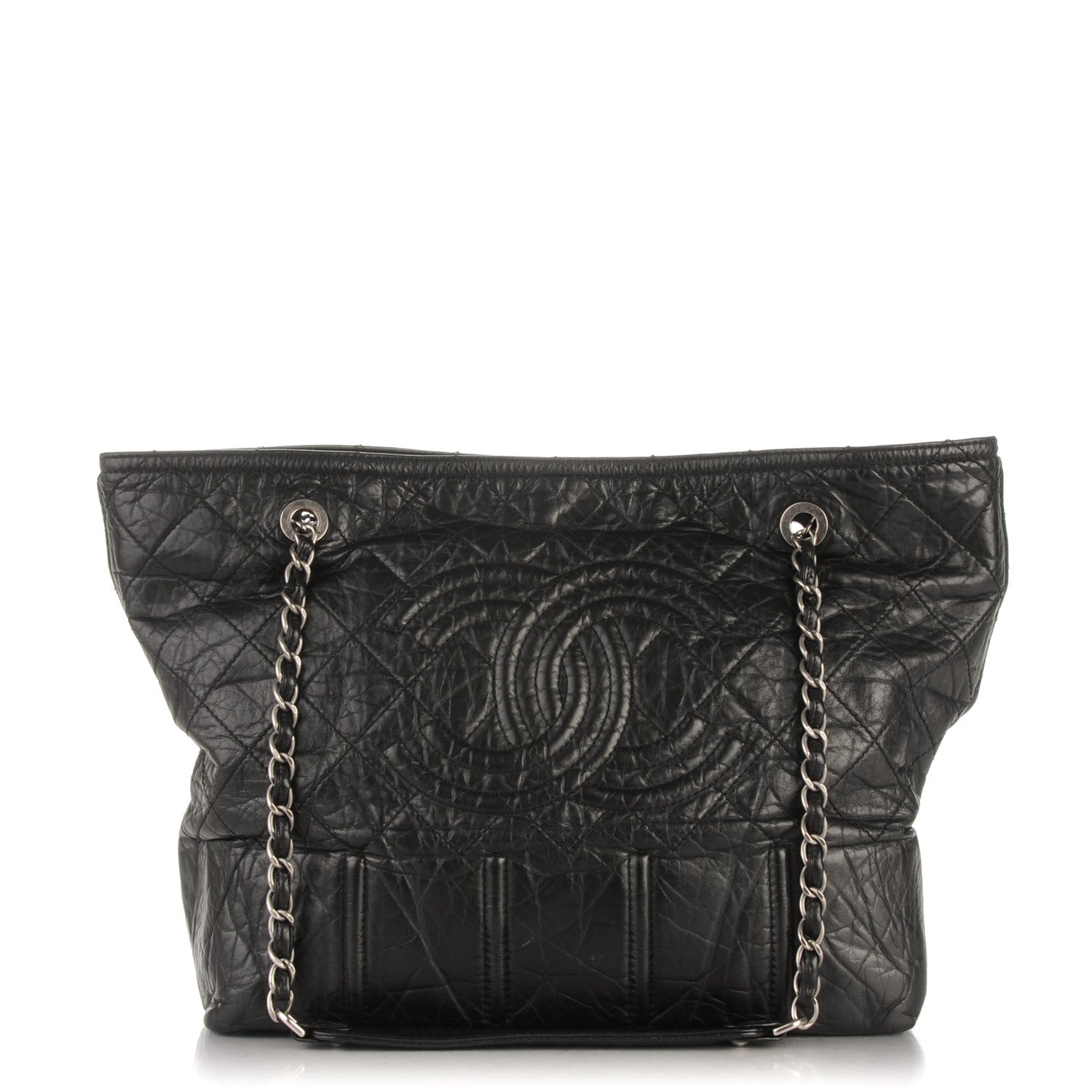 Chanel Calfskin Large Shopping In Moscow Tote Black 1 of 7