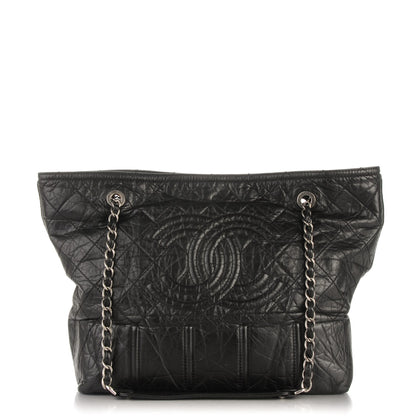 Chanel Calfskin Large Shopping In Moscow Tote Black 1 of 7