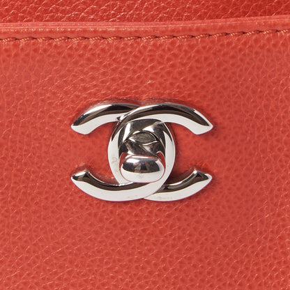 Chanel Calfskin Small Cerf Executive Shopper Tote Red 7 of 9