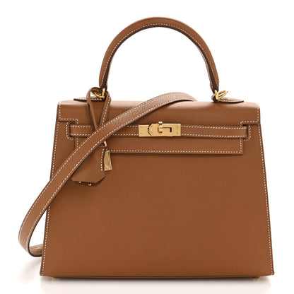 Hermes Epsom Kelly Sellier 25 Gold 1 of 14