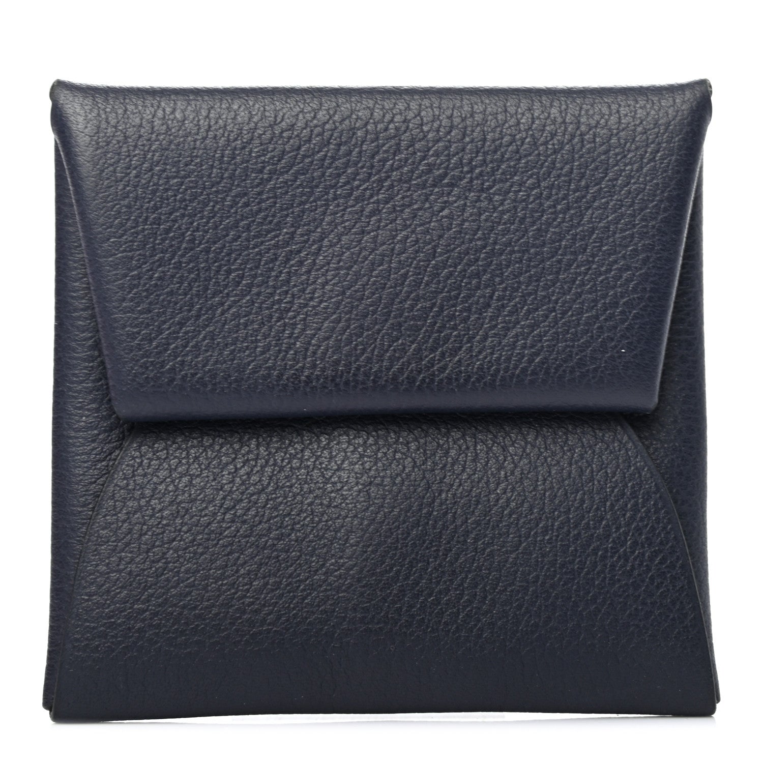 Hermes Evercolor Bastia Verso Coin Purse Bleu Nuit Sesame 1 of 7