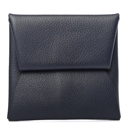 Hermes Evercolor Bastia Verso Coin Purse Bleu Nuit Sesame 1 of 7