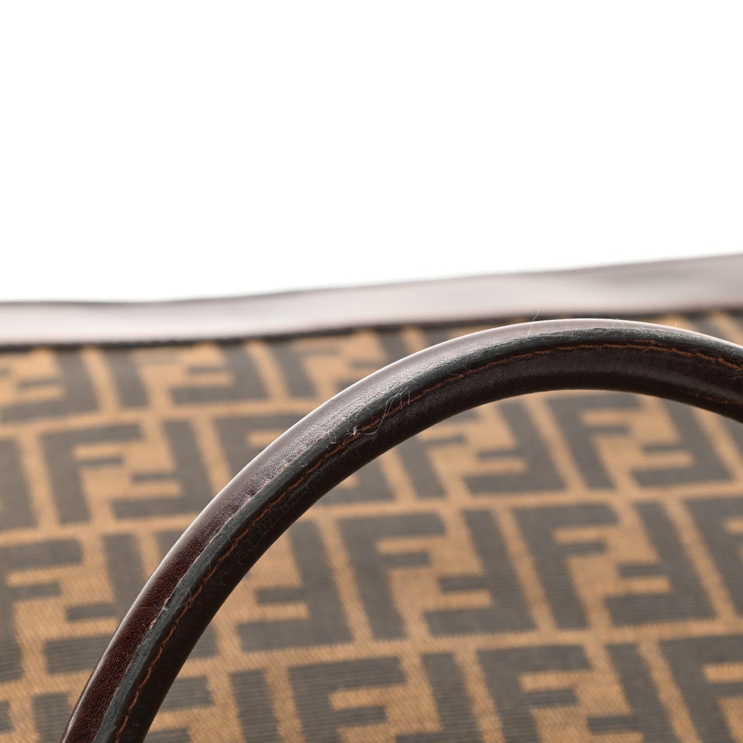 Zucca Calfskin Shopping Tote Tobacco