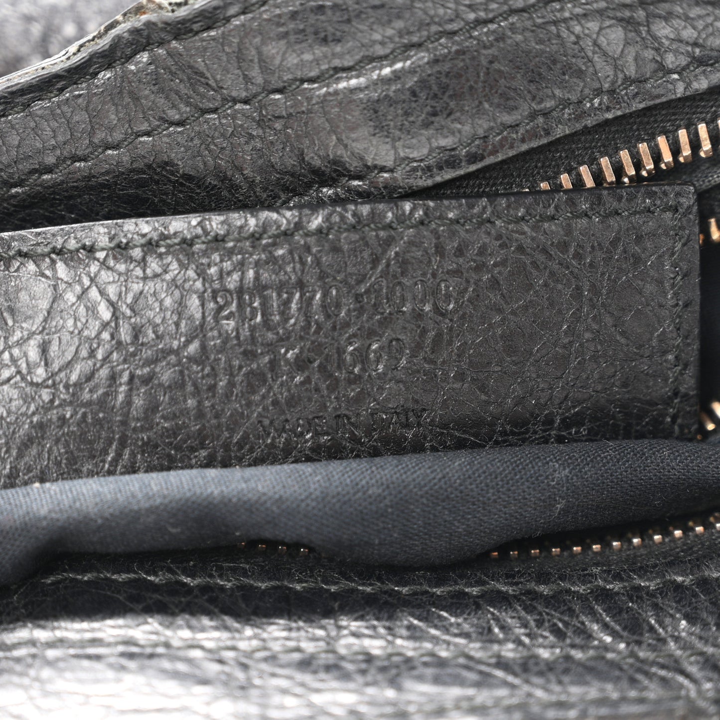Agneau Giant 12 Rose Gold Hardware City Black