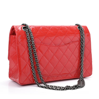 Chanel Aged Glazed Calfskin Quilted 2.55 Reissue 226 Flap Red 3 of 10