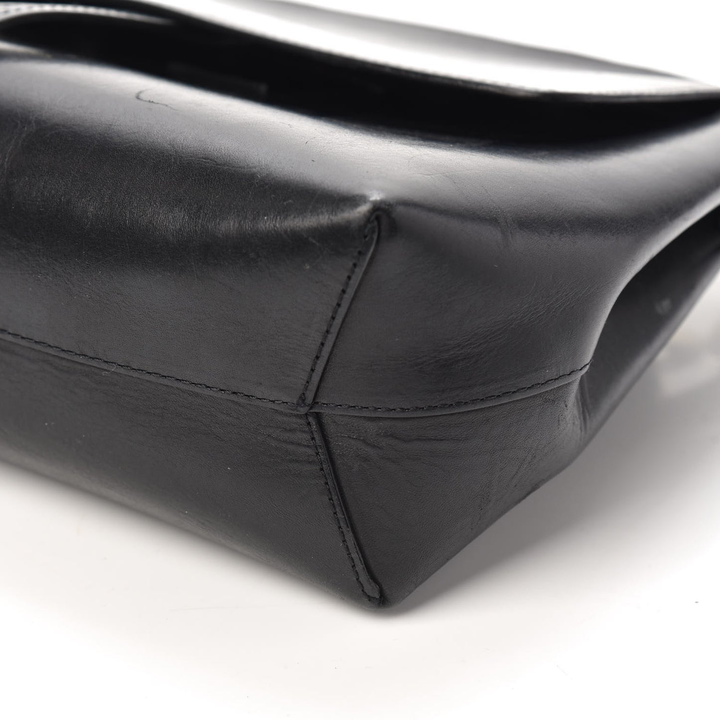 Calfskin Mini Lady Bag Black Flamma