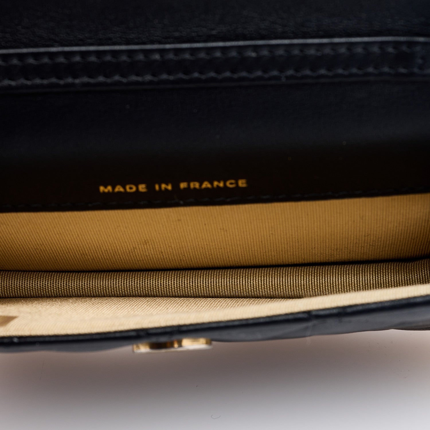 Chanel Lambskin Quilted Pearl Crush Clutch With Chain Black 5 of 10