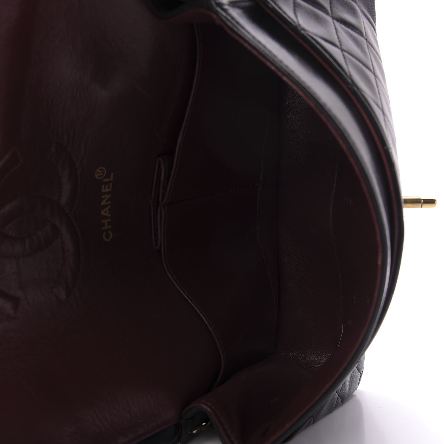 Chanel Lambskin Quilted Medium Double Flap Black 5 of 11