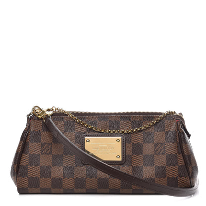 Louis Vuitton Damier Ebene Eva Clutch 1 of 13