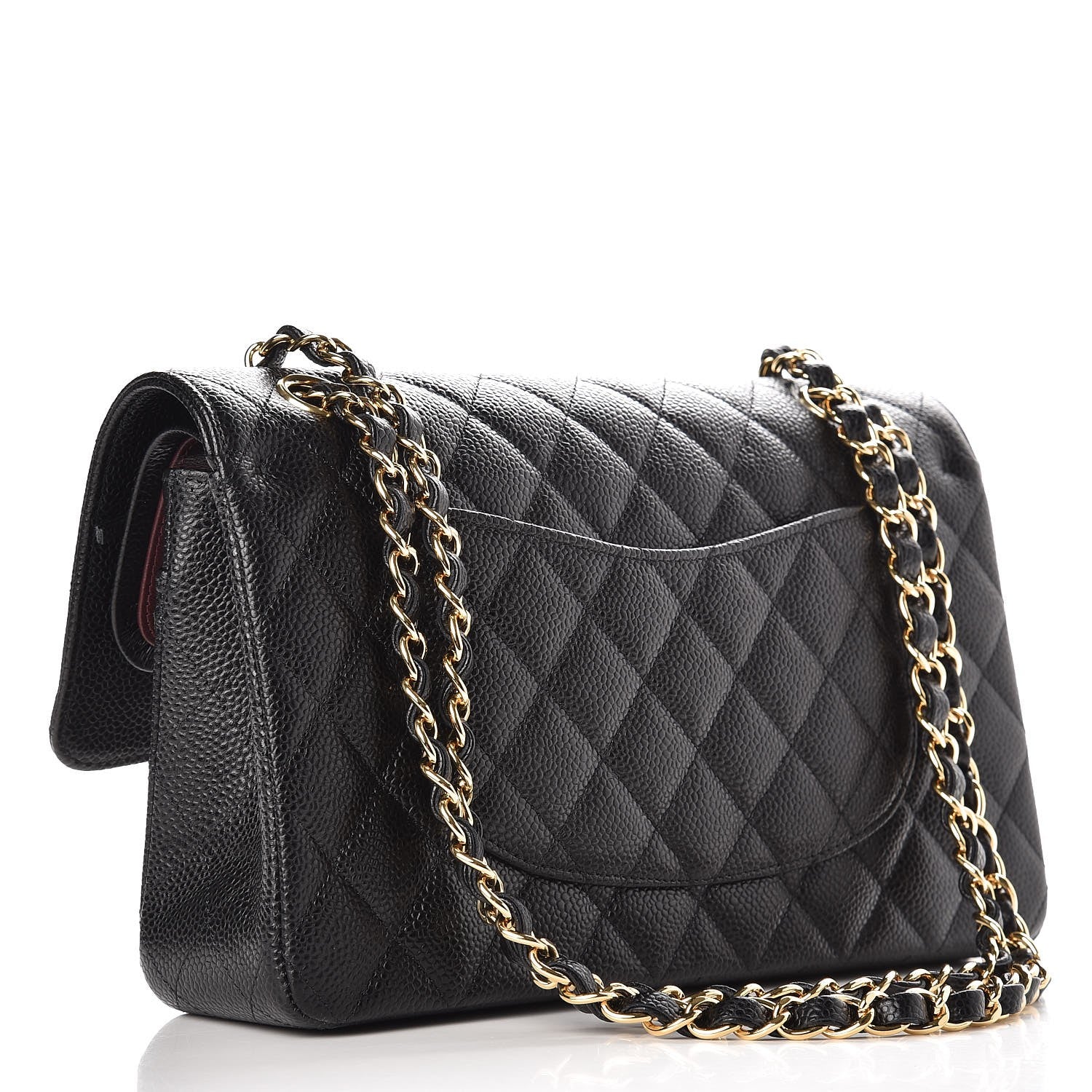 Chanel Caviar Quilted Medium Double Flap Black 4 of 8