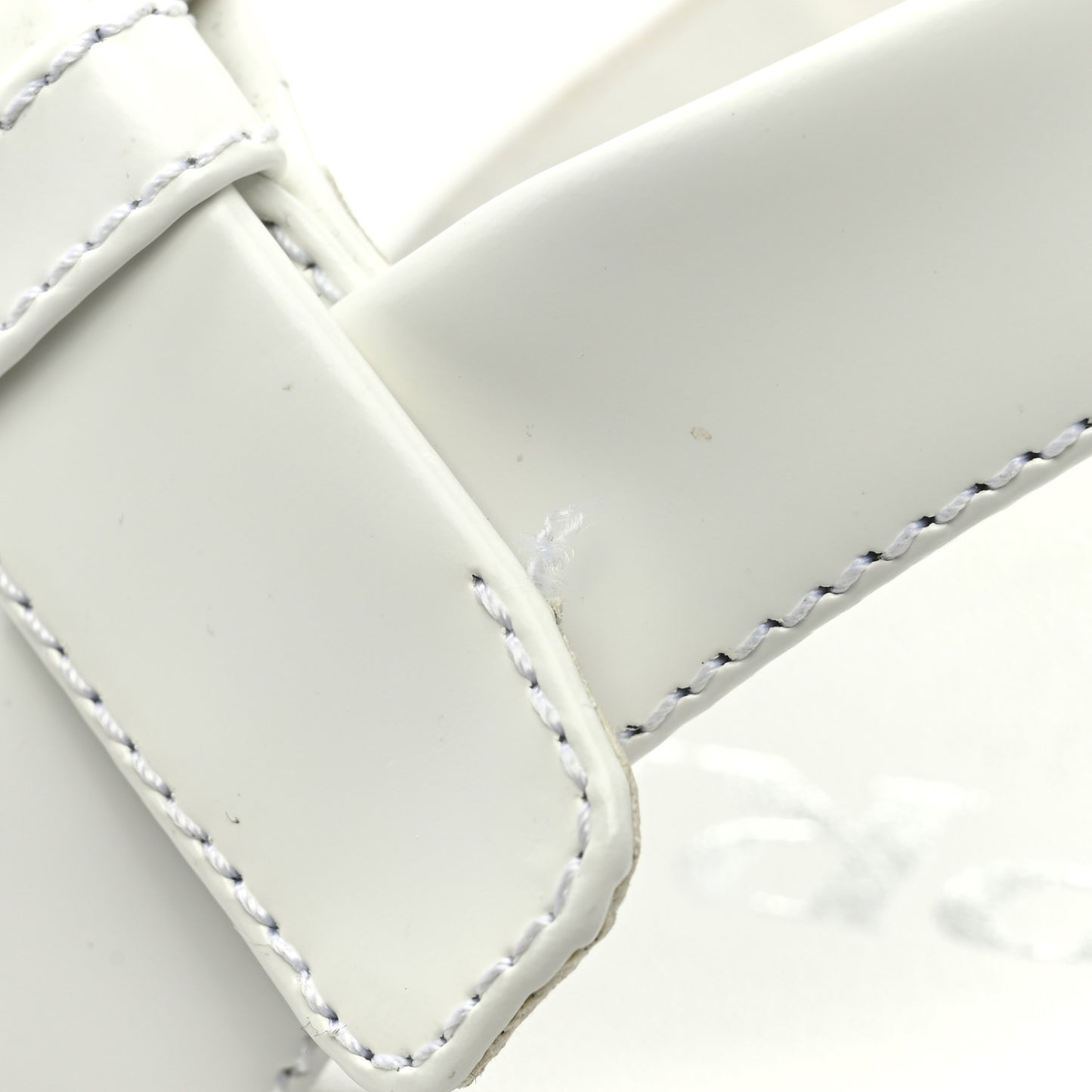 Spazzolato Monolith 55mm Sandals 35 White