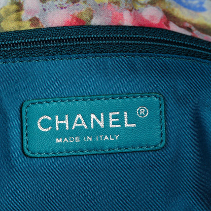Chanel Canvas Printed Watercolor Pochette Flap Multicolor 6 of 7