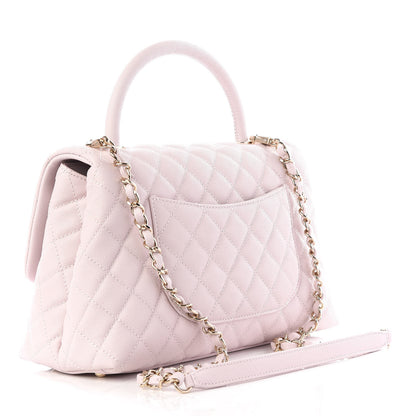 Chanel Caviar Quilted Small Coco Handle Flap Lilas Lilac 2 of 11