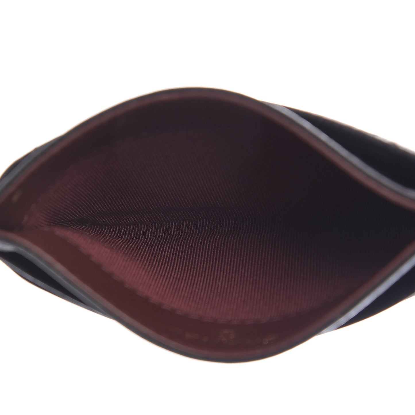 Caviar Quilted Card Holder Black