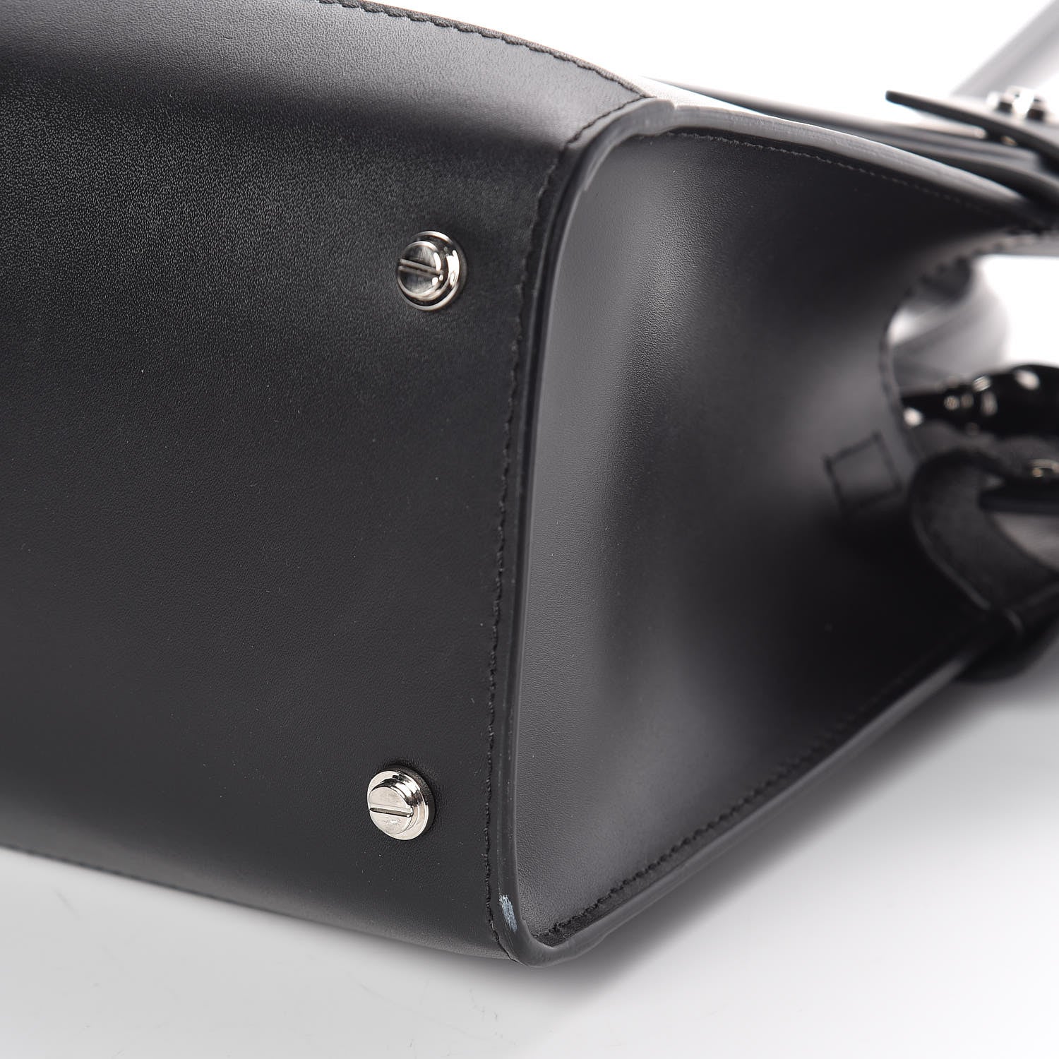Givenchy Smooth Calfskin Small Horizon Satchel Black 9 of 11