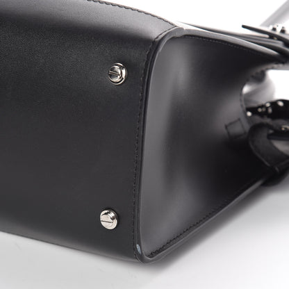 Givenchy Smooth Calfskin Small Horizon Satchel Black 9 of 11