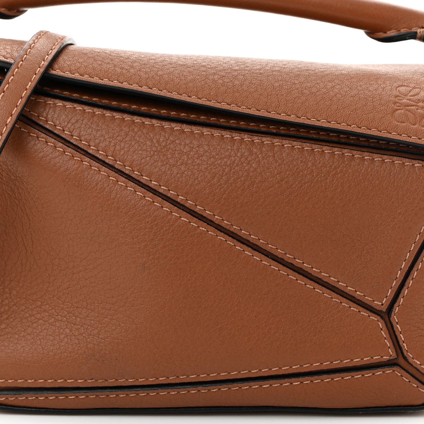 Calfskin Mini Puzzle Bag Tan