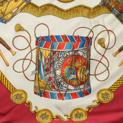 Hermes Silk Les Tambours Scarf 90 1 of 7