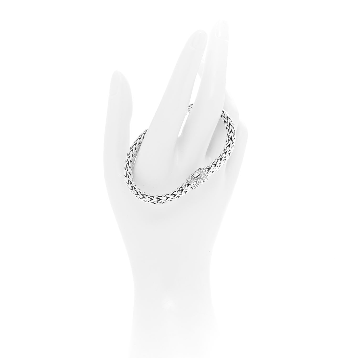 John Hardy Sterling Silver 18K Yellow Gold 7mm Jaisalmer Classic Chain Dot Bracelet 2 of 6